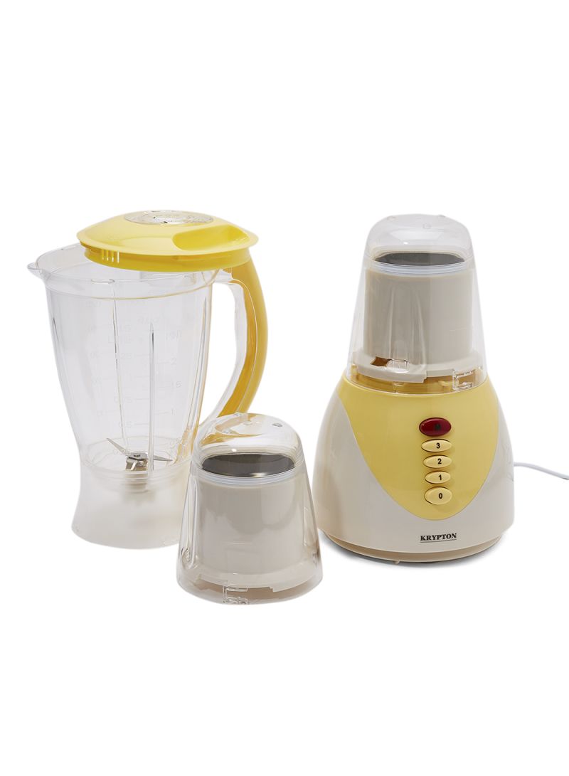 1.5L 3 Speed 3-In-1 300W Blender KNB6029 White / Yellow